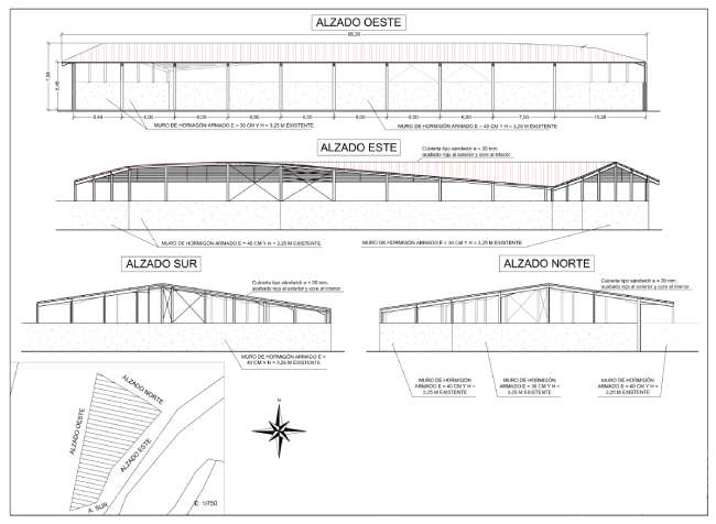 Planos estructura irregular - Gabeli Ing